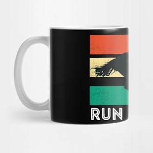 Run faster retro Mug